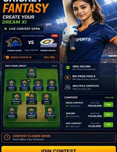 BABA786 (baba satta king 786) fantasy cricket & matchday visual 3